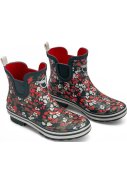 Evercreatures damesregenlaarzen Blauw/Wit - Memories 2