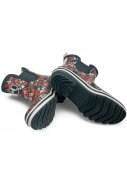 Evercreatures damesregenlaarzen Blauw/Wit - Memories 3