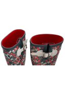 Evercreatures damesregenlaarzen Blauw/Wit - Memories 2