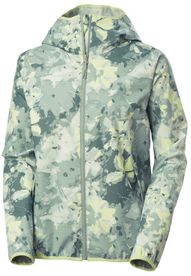 Helly Hansen damesregenjas Groen - Core Graphic