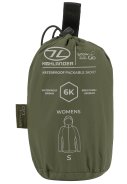 Highlander damesregenjas Groen - Stow and Go 2