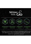 Highlander herenregenjas Zwart - Stow and Go 6