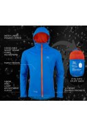 Highlander herenregenpak Blauw - Stow and Go 9