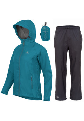 Highlander regenpak Blauw - Stow and Go