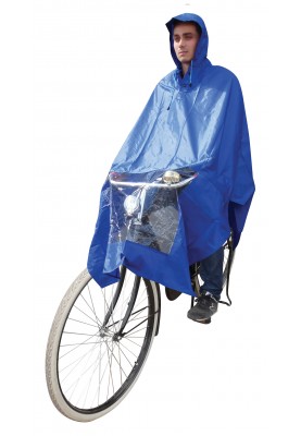 Hooodie regenponcho Blauw