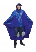 Hooodie regenponcho Blauw 2