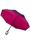 Huismerk paraplu Roze/Zwart 2