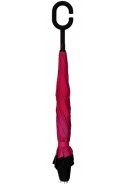 Huismerk paraplu Roze/Zwart 3