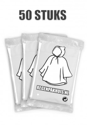 Huismerk wegwerp poncho