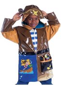 Kidorable kinderregenjas Bruin - Pirate 2