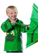 Kidorable kinderregenjas Groen - Frog 3