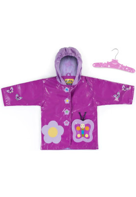 Kidorable kinderregenjas Paars/Roze - Butterfly