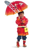 Kidorable kinderregenjas Rood - Fireman 4