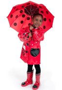 Kidorable kinderregenjas Rood - Ladybug 4