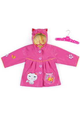 Kidorable kinderregenjas Roze - Lucky Cat