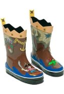 Kidorable kinderregenlaarzen Bruin - Pirate 2