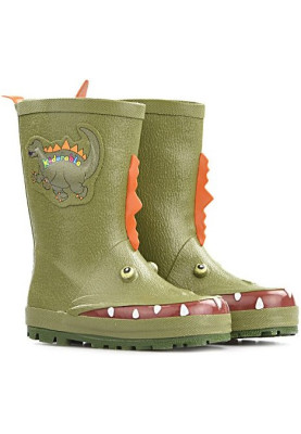 Kidorable kinderregenlaarzen Groen - Dino