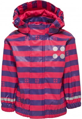 Lego Wear kinderregenjas Paars/Rood - Jane