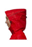 Lowland regenponcho Rood 6