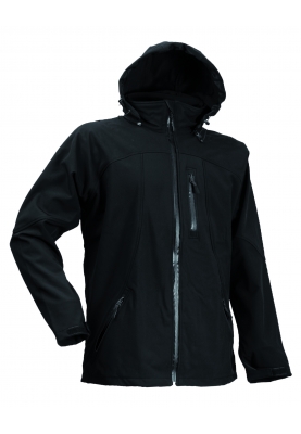 Lyngsøe Rainwear ademende Softshell jas zwart
