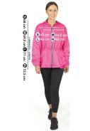 Perletti damesregenjas Roze - Windbreaker 2