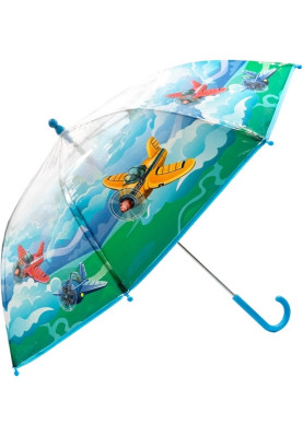 Perletti kinderparaplu Blauw - Vliegtuig