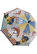 Perletti kinderparaplu Blauw/Transparant - Paw Patrol 2