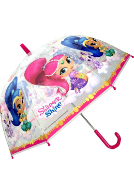 Perletti kinderparaplu Transparant - Shimmer & Shine