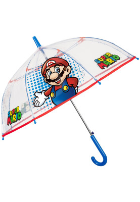 Perletti kinderparaplu Transparant - Super Mario