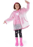 Perletti kinderregenjas Roze/Transparant - Cool Kids 3