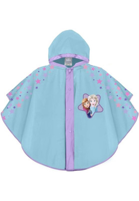 Perletti kinderregenponcho Blauw/Paars - Frozen