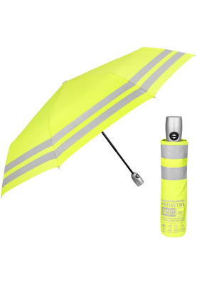 Perletti paraplu Geel/Neon - Reflecterend