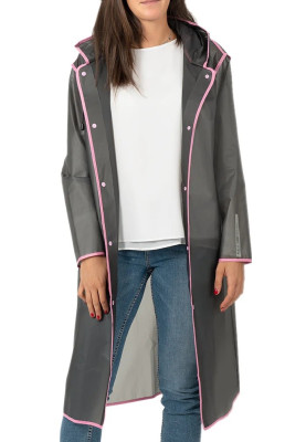 Perletti regenjas Roze/Zwart - City Trench