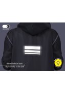 Perletti regenjas Transparant/Zwart - City Trench 6