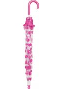 Playshoes kinderparaplu Roze/Transparant 2
