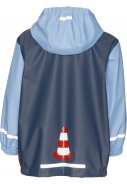 Playshoes kinderregenjas Blauw - Construction 2