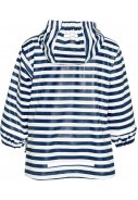 Playshoes kinderregenjas Blauw/Wit 2