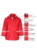 Playshoes kinderregenjas Rood - Basic 2