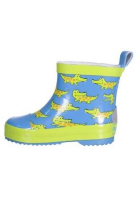 Playshoes kinderregenlaarzen Blauw/Groen