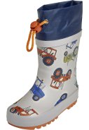 Playshoes kinderregenlaarzen Grijs - Tractor 2