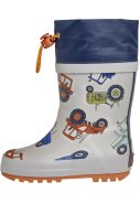 Playshoes kinderregenlaarzen Grijs - Tractor 5