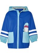 Playshoes kinderregenpak Blauw - Haai 2