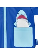 Playshoes kinderregenpak Blauw - Haai 5