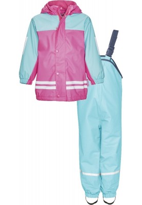 Playshoes kinderregenpak Blauw/Roze