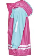 Playshoes kinderregenpak Blauw/Roze 7