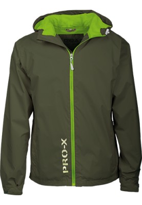 Pro X elements herenregenjas Groen - Flash