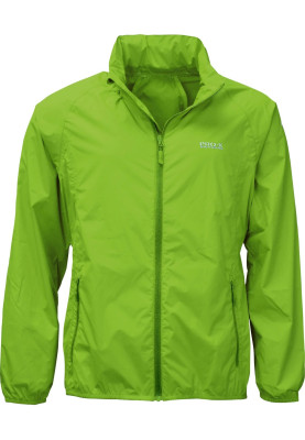 Pro X elements herenregenjas Groen/Neon - Packable