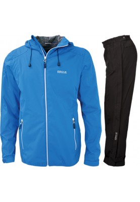 Pro X elements herenregenpak Blauw/Zwart - Donovan
