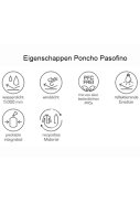Pro X elements regenponcho Blauw - Pasofino 3