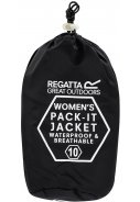 Regatta damesregenjas Zwart - Pack It 5